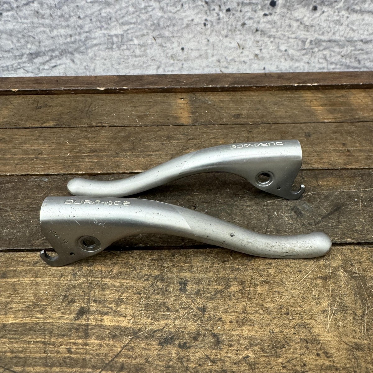 Vintage Shimano Dura-Ace BL-7401 Brake Lever Blades Pair Silver