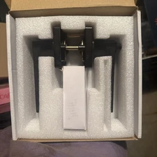 Square Passage Door Lock Lever Door Handle Hall/Closet Black