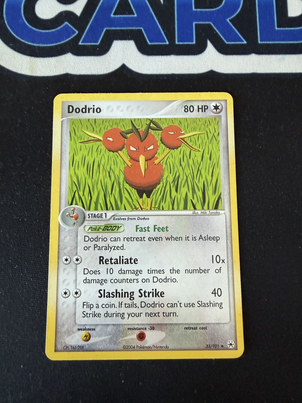 Pokémon TCG Dodrio 33/101 Hidden Legends Reverse Holo