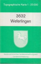 Weferlingen. 3632. Topographische Karte 1:25000.