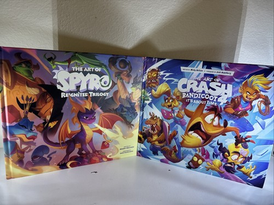 #ad Art of Spyro: Reignited Trilogy by Micky Neilson 2020 Hardcover Crash 4 Art $40.00