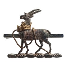 Antique Royal Warwickshire Regiment Sterling Silver Sweetheart Badge / Brooch