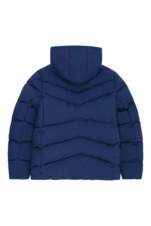 Reebok Mens Puffer Jacket Stretch Puffer Vector Navy - Image 2 of 4