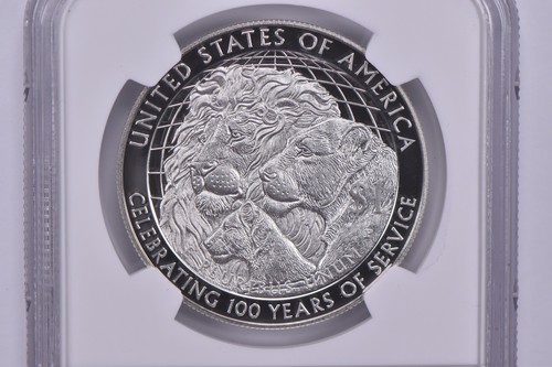 2017-P Lions Club Centennial Commemorative Dollar PF70 UCAM NGC *0558 - Picture 4 of 5