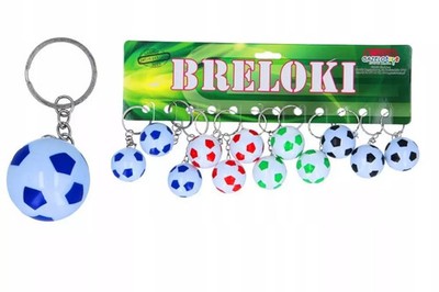 5901271562455 BRELOK BRELOCZEK DO KLUCZY PIŁKA 12 SZT 45B bez marki