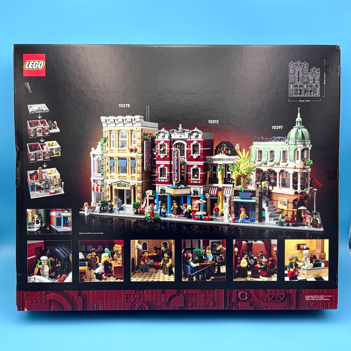 LEGO Icons Jazz Club Pizzeria Shop Modular Buildings Collection