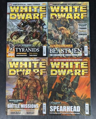 Games Workshop White Dwarf Magazine Lot - Year 2010 (360, 361, 362, 365)