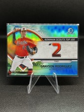 2023 Bowman - Bowman Scouts Top 100 Grayson Rodriguez #BTP-2 Aqua Refractor /125