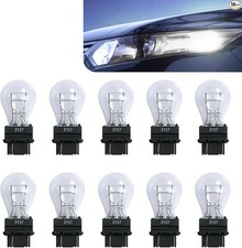 10 PCS 3157 3457 Car Bulb, Miniature Turn Signal Bulbs, 12V Halogen Brake Light/