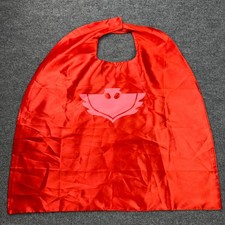 Kids PJ Masks Owlette Red Cape Closure Costume One Size
