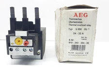 AEG E-NR 910-343-254-00 THERMAL OVERLOAD RELAY 24-32A