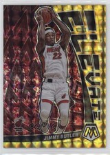 2022-23 Panini Mosaic Elevate Reactive Yellow Prizm 35/99 Jimmy Butler #21 0rd2
