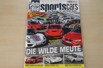 1) Auto Bild Sportscars 07/2015 - Cadillac ATS-V mit 47 - Porsche 911 991 GT3 R