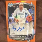 Topps 2025-26 🏀 Bowman Chrome 💪🏿Kiyomi McMiller Orange 🍀Auto🍀 #’d 18/25🔥