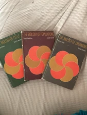 Rare Biology Book Set Of 3, Harvard Yale Princeton McGill Professors