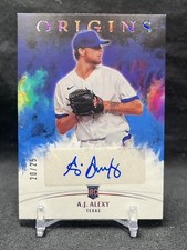 2022 Panini Chronicles Origins Autographs Holo Gold #31 A.J. Alexy /25