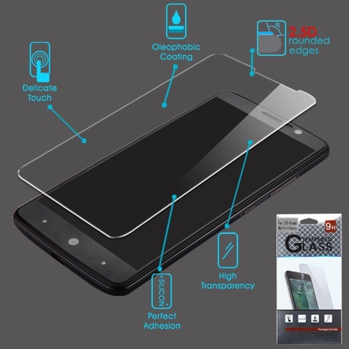 9H Hardness 2.5D 0.3mm Tempered Glass Screen Protector for ZTE Blade Z Max Z982 - Picture 1 of 4