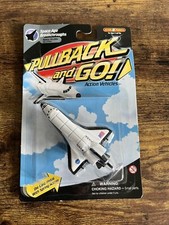 Space Shuttle Diecast Pullback- -Go Action Replica White STILL IN PACKAGING