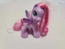 2008 My Little Pony STAR SONG 4” Hard Plastic Swivel Head Purple Pink Sparkle