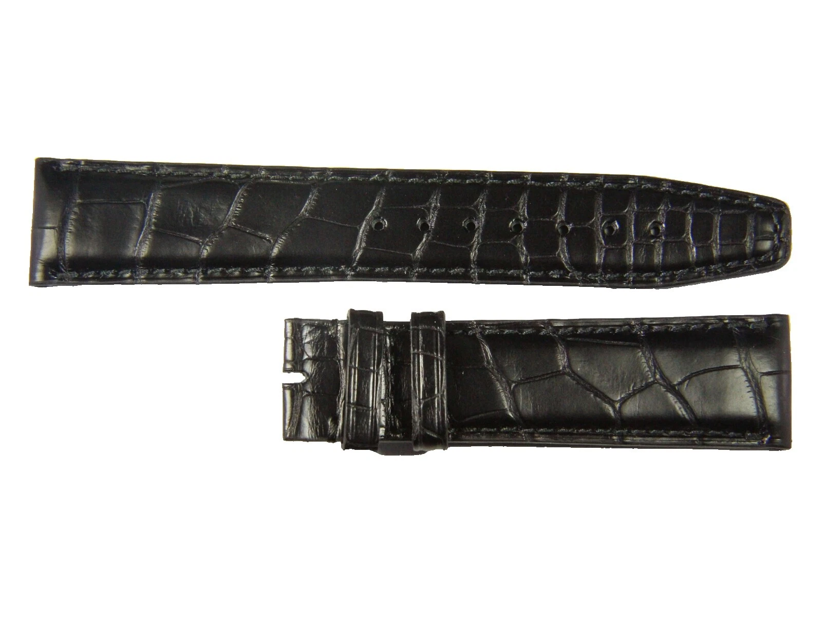 Reloj pulsera bandas de Cuero Negro IWC