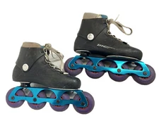 Zandstra Inline Roller Blades Skates w/ Blue Airlite Sure Grip Hyper Redline 82A