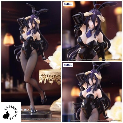 Overlord Albedo BiCute Bunnies Figure Black Color Ver FuRyu 11.8in