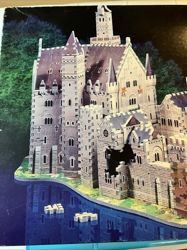 Puzz3D 3D Puzzle Alpine Castle 4436 Super Challenging 1000pc VTG 1994 Sealed New - Picture 4 of 9