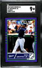 2020 Panini Chronicles #21 Ken Griffey Jr. Classics PURPLE /25 SGC 9 MINT