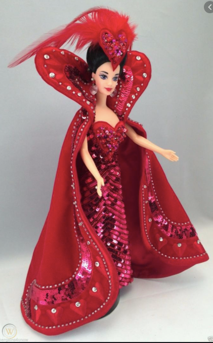 Mattel BOB MACKIE 1994 QUEEN OF HEARTS BARBIE　EXQUISITE BARBIE DOLL 　unused