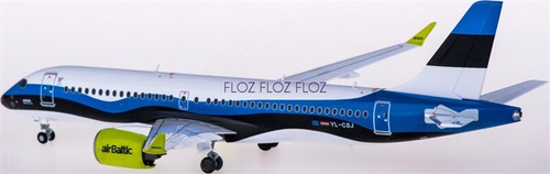 for Herpa for airBaltic for Airbus A220-300 YL-CSJ 1:200 plane Pre-built Model - Picture 3 of 4