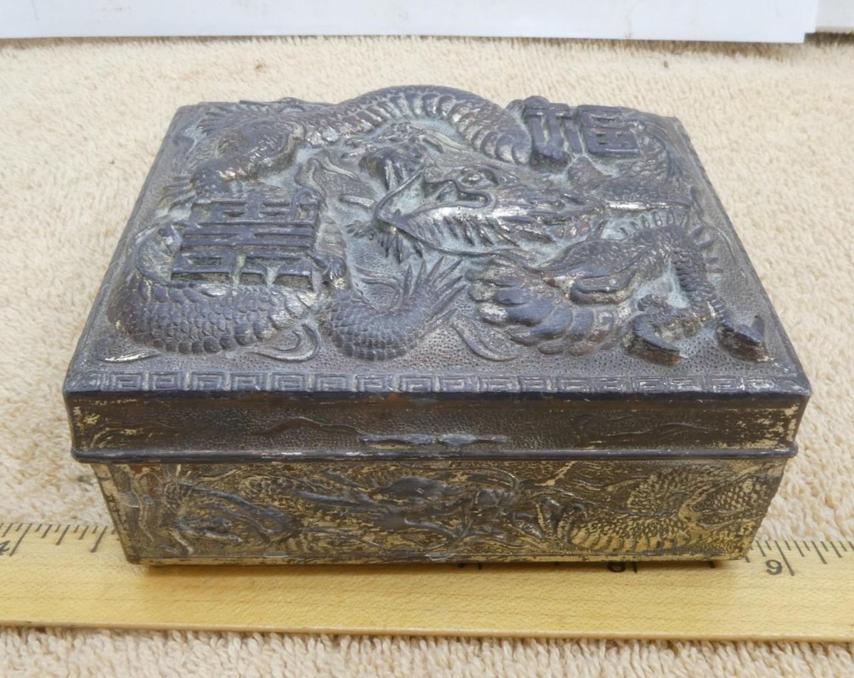工芸品 antique inkstone woodbox made in Japan Antique