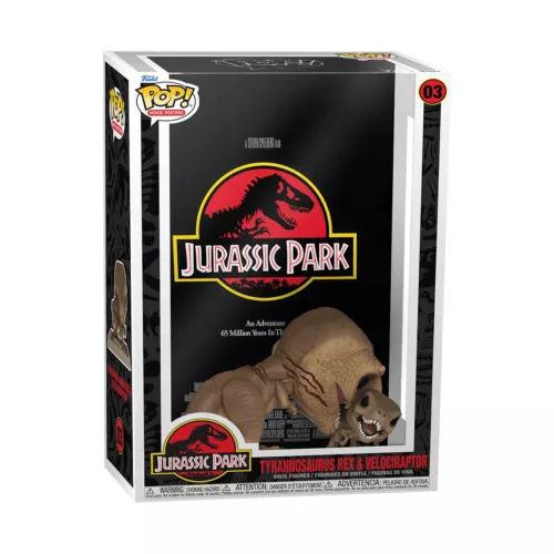 Funko Pop! Movie Poster with case: Jurassic Park - Tyrannosaurus Rex &...