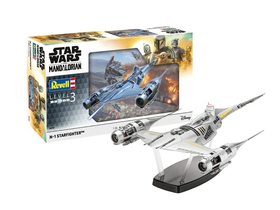 Revell 06787 Star Wars The Mandalorian N1 Starfighter Plastic Model Kit 1:24 NEW - Image 2 of 4