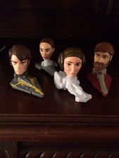 Vintage Star Wars Clone Wars Bobblehead McDonald's Happy Meal Lot Of 4 2008