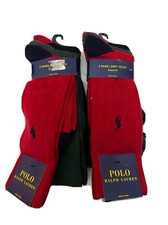 Authentic Polo Ralph Lauren 3 Pairs /Soft Touch Custom Fit Size 10-13 Mens