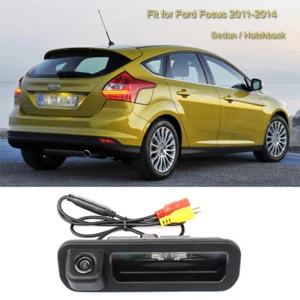 Caméra de poignée de coffre de voiture HD CCD Caméra de sauvegarde pour Ford Focus 2011-2014