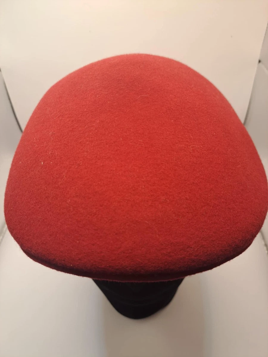 Vintage 60s Frank Clive Red Beret Hat Wool Women main image 4