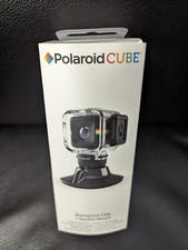      Polaroid Cube Waterproof Case  Suction Mount NEW IN BOX     