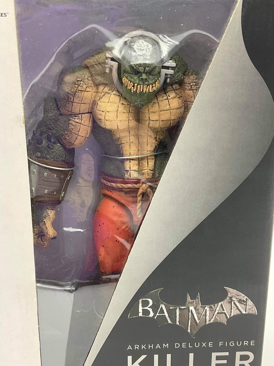DC COLLECTIBLES Killer Crock Arkham Deluxe Figure Batman Joker Gotham