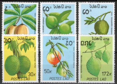 LAOページ ZAYIX Laos 949-954 MNH Plants Food Fruit Nature 100323S11 | eBay
