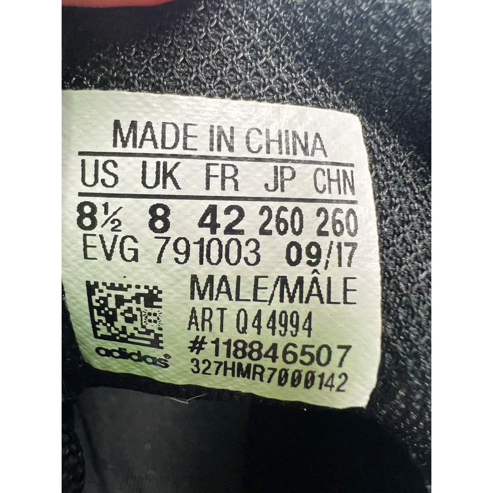 Adidas Golf Shoes Mens Size 8.5 White Black Bounce Spikeless Golfer