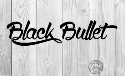 Aufkleber Black Bullet Bike Sticker Tuning JDM Decal Scene LKW Auto Car boot