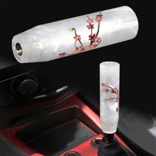 Jdm Flowers Pearl Long Stick Manual Car Racing Gear Shift Knob Shifter Universal