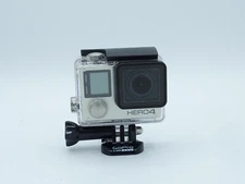 GoPro HERO4 Camera + Accessories and Chest Strap - Silver - Used