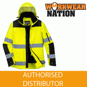 hi vis waterproof work jacket