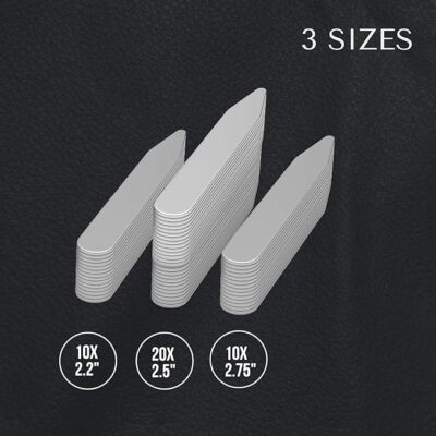 Shirt Collar 50 Metal Collar Stays For Men's Dress Shirts - Choose Size: 2, 2.2, 2.5, 2.7, Or 3 Inches Dress Shirt Collar Inserts Shirt Collar 50 Metal Collar Stays For Men's Dress Shirts - Choose Size: 2, 2.2, 2.5, 2.7, Or 3 Inches Dress Shirt Collar Inserts