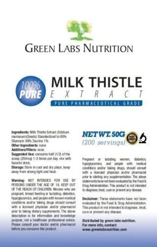 Milk Thistle Extract Mariendistelextrakt Silymarin 80% Pulver - Bild 3 von 10