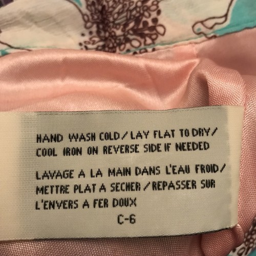 Tulle Blue and Pink Floral With Ruffled Bottom Lined Skirt Size Medium NEW - Picture 8 of 12