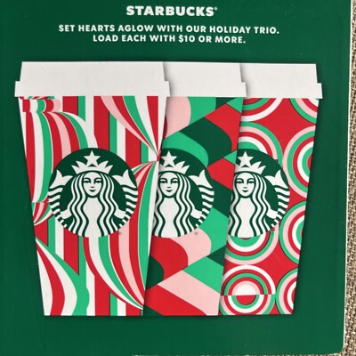 2024 NEW STARBUCKS HOLIDAY /WINTER LIMITED EDITION GIFT CARDS Set