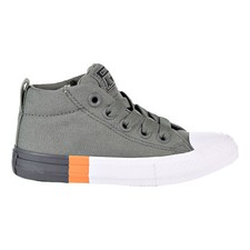 Converse Chuck Taylor All Star Street Mid Kid's Shoes River Rock-Black 659976F